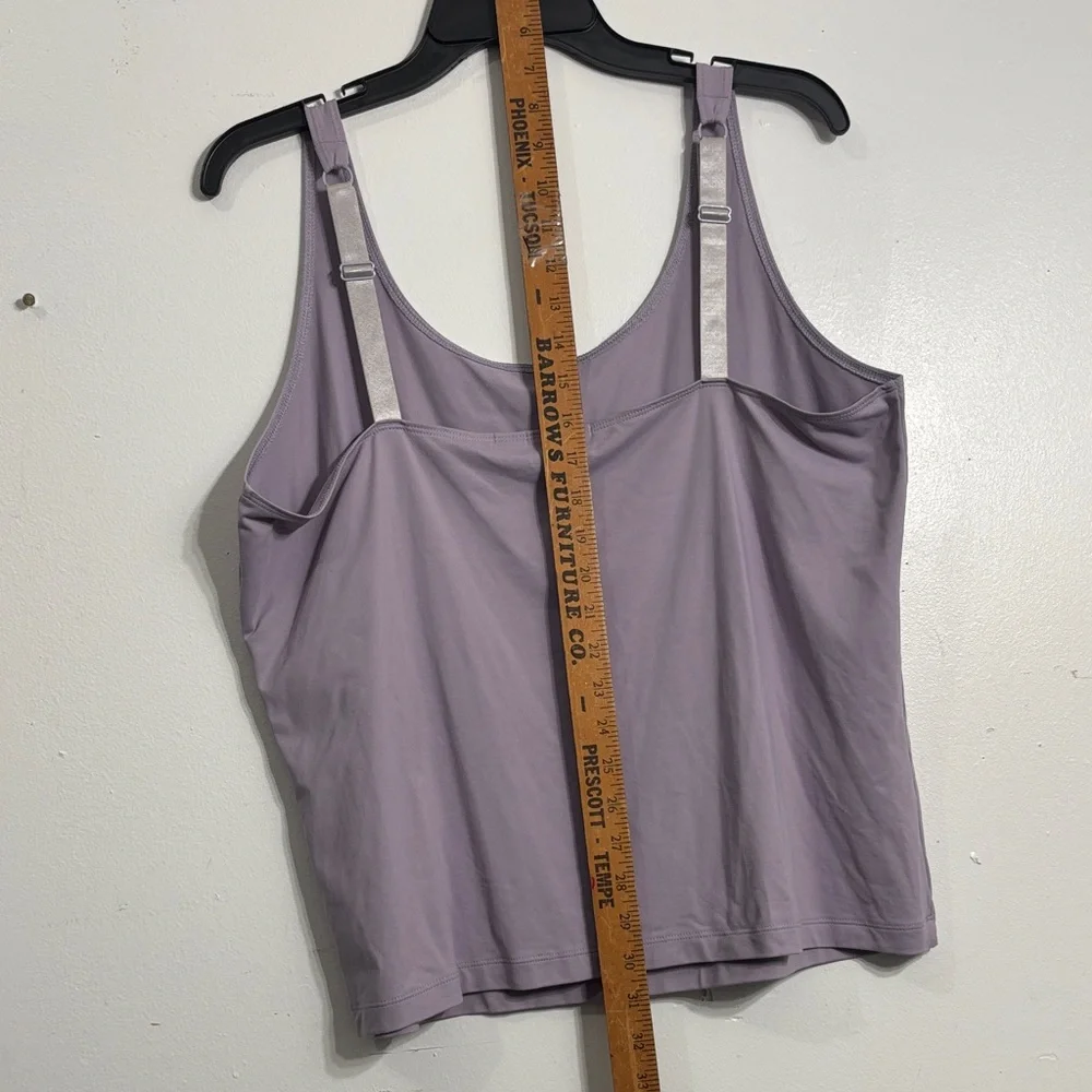 Chico's Soft Scoop Tank Top - Lavender - Picture 3 of 5